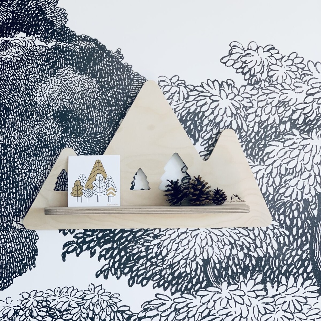 Les petites hirondelles Etagère en bois