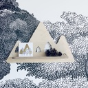 Les petites hirondelles Etagère en bois