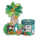 Moulin Roty - Dans la jungle , puzzle géant palmier 36 pièces