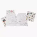 Moulin Roty - Il était une fois , cahier de coloriage avec stickers 