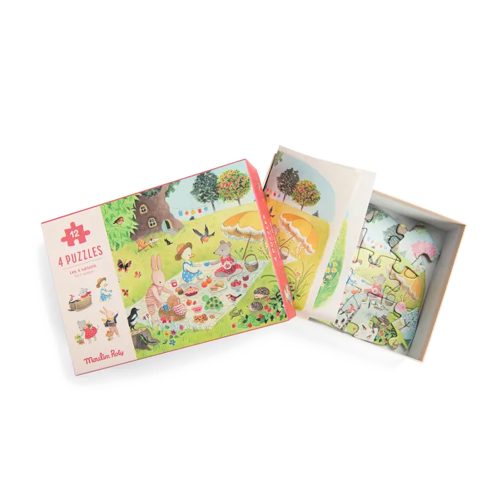 4_mini_puzzles_Des_saisons_12_pcs_La_Grande_Famille_Moulin_Roty_1_1.webp