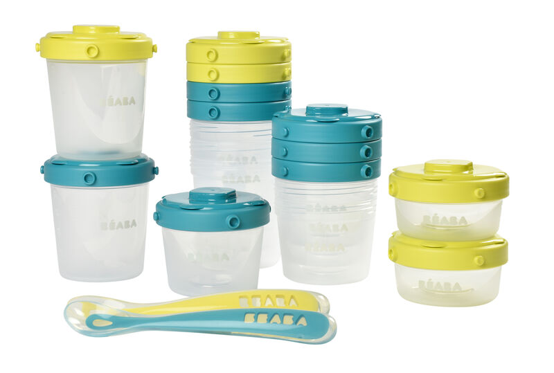 Béaba - Pack 1er repas Storm (2x90ml + 4x150ml + 6x250ml + 2 cuillères silicone 1er âge)