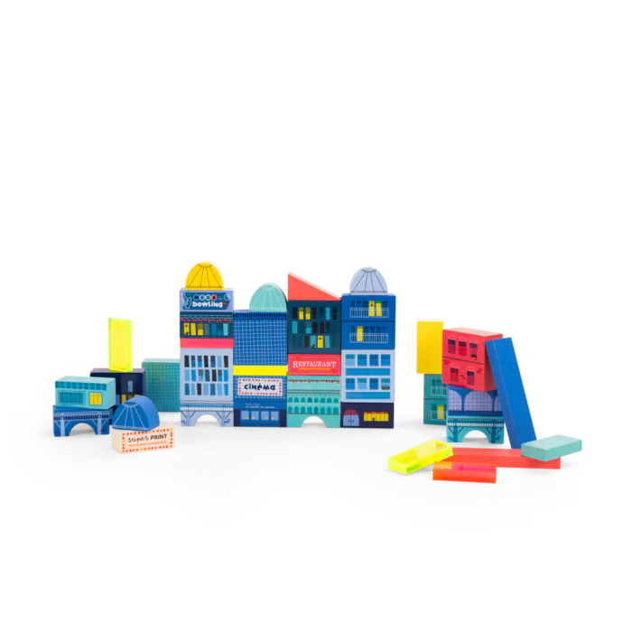 Moulin Roty - Avenue du Moulin Blocs de construction ville 51 pcs