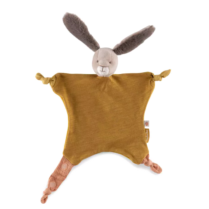 Moulin Roty - Trois petits lapins Doudou Lapin ocre