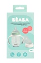 Béaba - Biberon d'apprentissage 2 en 1  - 210 ml - vert sauge