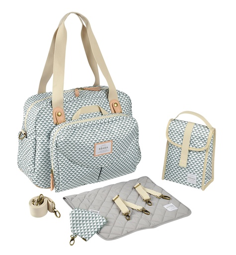 Béaba - Sac Genève ll play print vert sauge 