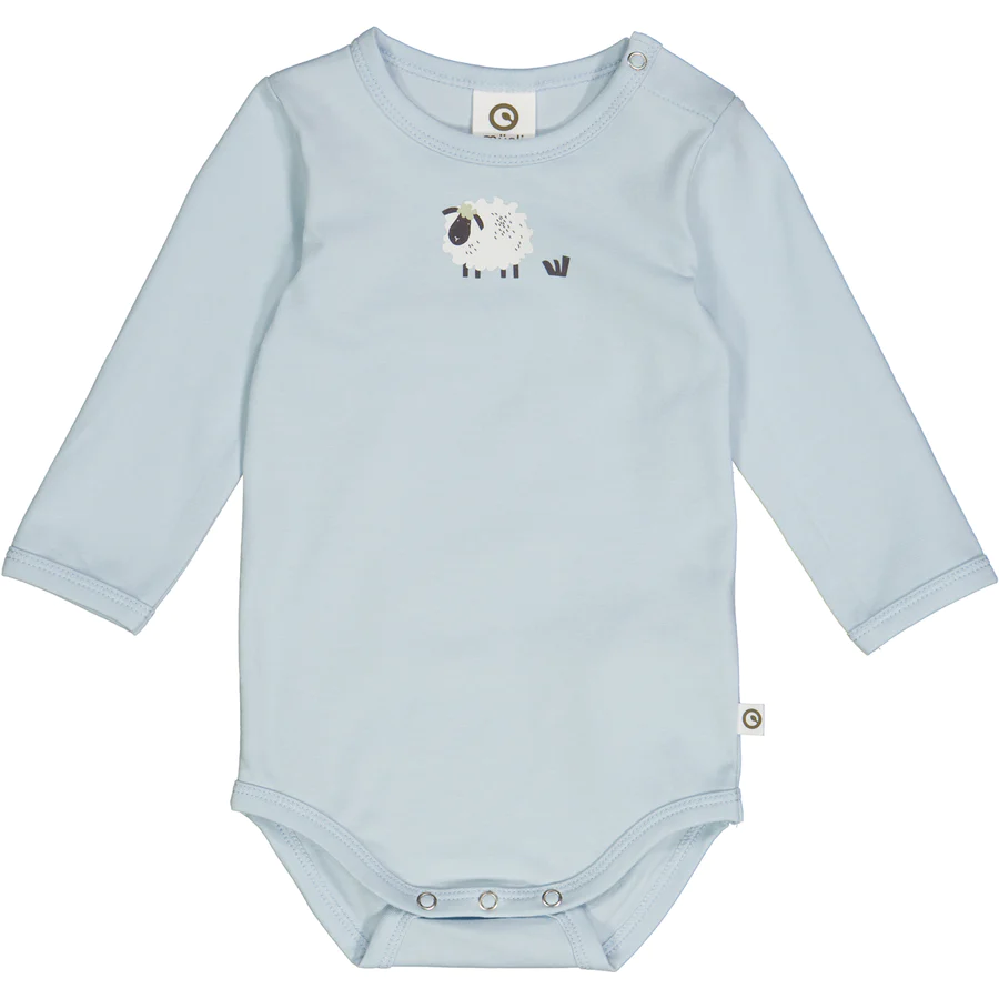 Müsli by Green Cotton - Body bleu mouton