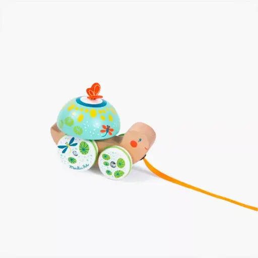Moulin Roty - Dans la jungle , Tortue à tirer 