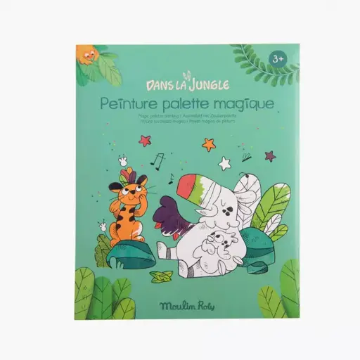 Moulin Roty - Dans la jungle , peinture palette magique 