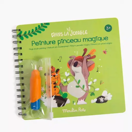 Moulin Roty - Dans la jungle , Peinture pinceau magique 